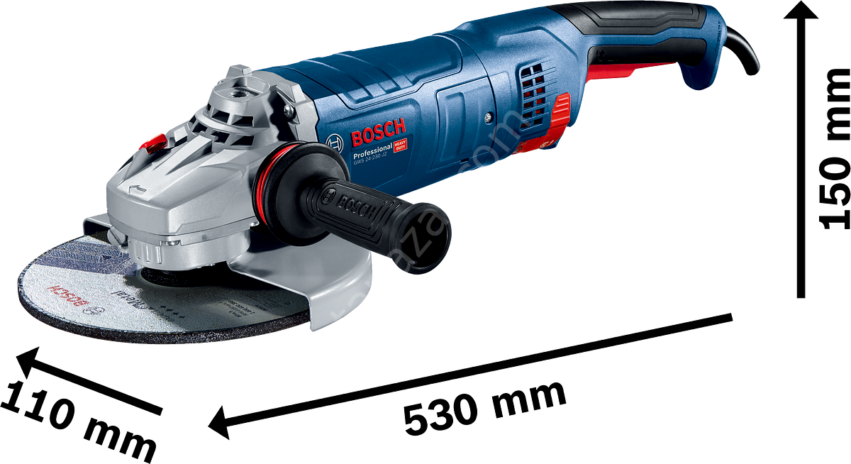 Bosch GWS 24-230 JZ 2400 W Büyük Taşlama Makinesi