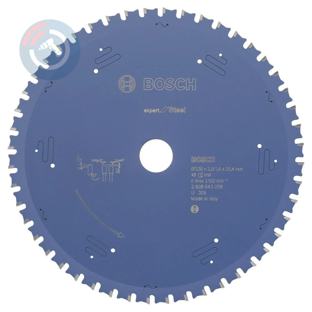 Bosch - Expert Serisi Metal için Daire Testere Bıçağı 235*25,40 mm 48 Diş